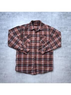 Y2K Michael Brandon 00s Plaid Button Up Shirt